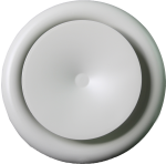 Bouche métal de soufflage