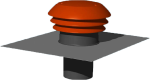 Chapeau de toiture Tuile